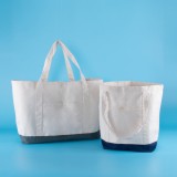 Handbag for Shopping Customizable OEM Cavan Fabric Tote Bag,handled 100% Canvas Letter Silk-screen 10 Ounce 1803222 CN;ZHE Lemei