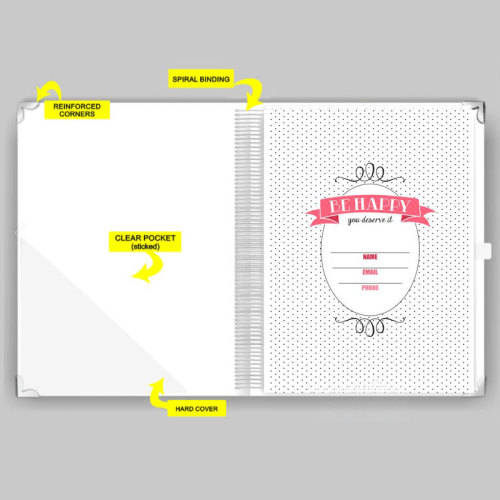 Wholesale 2019 A5 Spiral Paper Cover Teacher Planner