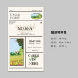 Creative hand-book notes for students small notes can be attached to plant train journey  memo pad