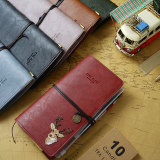 Custom Personalized Vintage Leather Travel Planner