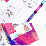 A5 Hardcover Paper Spiral Notebook Journal Printing Custom