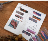 Small fresh scenery guide memo pads PET convenience stickers unexpectedly meet hand account decoration stickers