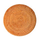 Best Promotional Kitchen Tableware High Quality Rattan Coaster