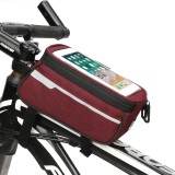 Hot Selling Waterproof Motorcycle Phone Mount Bag Front Tube Frame Cycling Case Bike Bicycle  Bag