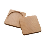 Custom Coffee Blank Pallet Cup Mat Custom Sublimation Coasters For Drink Square Bamboo Wood Coaster