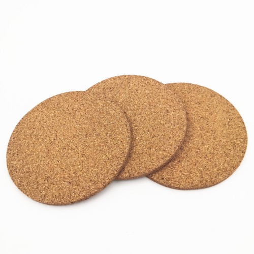 Factory cheap blank cork coasters for heat resistant