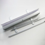 Aluminum hardware roll up banner,Retractable banner stand