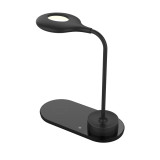 Eye Protective ABS Small Portable LED Book Light Lamp With Wireless Charger for Night Sleeping Reading in Bed