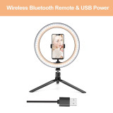 Led Photograhic Lighting 10 inches White Fill Shadow Ring Live broadcasting Light