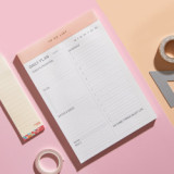 2021 magnetic memo pad tearable notepads student daily plan notebook A5