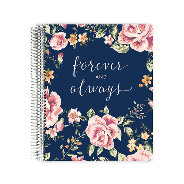 A4 Spiral Wire Bound Customize Printing Wedding Planner Book