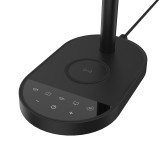 Hot 3 in 1 Led table lamp wireless fast charger station 3 in 1 wireless charging dock with table lamp