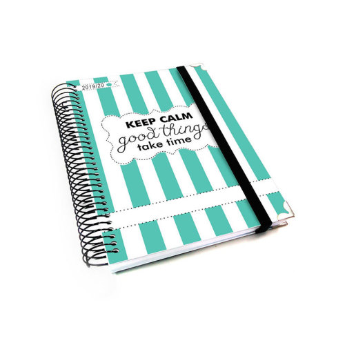 Wholesale 2019 A5 Spiral Paper Cover Teacher Planner