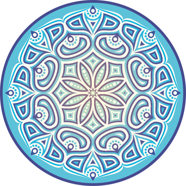 Absorbing Stone Mandala Coasters for Drinks Cork Base with Holder for Friends for Kitchen Room Bar Decoration