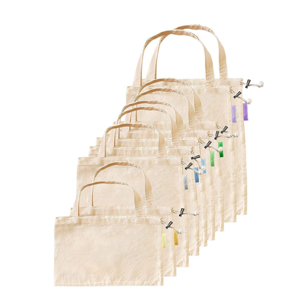 Muslin Calico Organic Natural Grocery Printed Cotton Canvas Fabric Drawstring Bag,Wholesale Custom Eco Friendly Tote Handle Bag