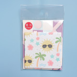 reative cartoon fruit sticky memo  pad for students with sticky stickers double adhesive sticky  30 sheet