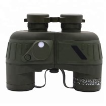 Army Green 12x50 Range Finder Binocular Telescope Optical Distance Measurement Instrument