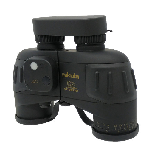 Military 7x50 Nikula Rangefinder Binoculars with Compass