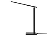 Bedroom wireless charger table lamp long neck light fixture