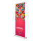wholesale luxury feather banner pillowcase stand lightweight pop roll up display