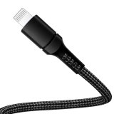 Nylon Braided MFI Certified Lighting Cable C89 1m 2m 3m Sync For iphone Apple USB to Lighting Data Cable 18W Fast Charging Cable
