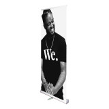 hot sale easy change round pop stall banner frame roll up display for event