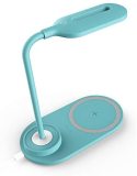 new product fast charger wireless charging lamp 2 in 1 wireless charger with night light table lamp