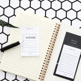 Portable study and office schedule planning memo pad, stickers tearable or sticky memo pad