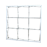 custom design 8ft straight backwall exhibition pop up display stand