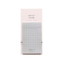 Portable study and office schedule planning memo pad, stickers tearable or sticky memo pad
