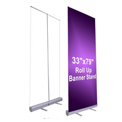Basic Aluminium Portable Retractable Roll Up Banner Stands