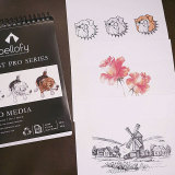 Customizable A4 Fashion Fancy Drawing Sketch Note Book