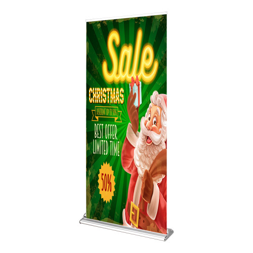 high quality straight pop aluminum banner advertising roll up display