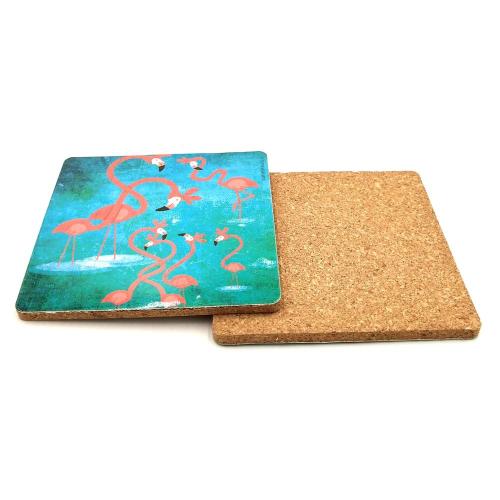 Factory Wholesale High Quality Reusable Cork Coaster for Decoration