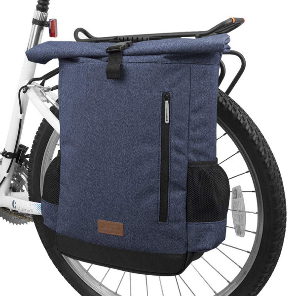 Unique design 2021 Large Capacity with Foldaway Shoulders Straps 2 in 1 Bike Bag Bike Pannier Backpack