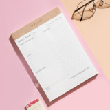 2021 magnetic memo pad tearable notepads student daily plan notebook A5