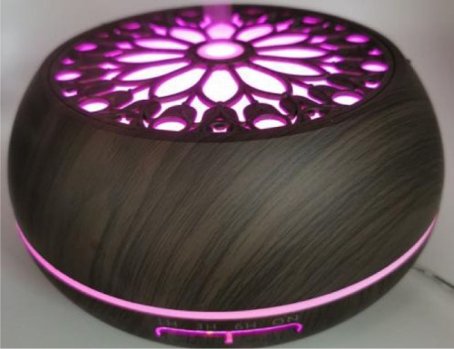 Wood 2021 latest Grain Hallow Out Design with Blue tooth Speaker Music Player Essential Oil Aroma Diffuser Timer Aromatherapy
