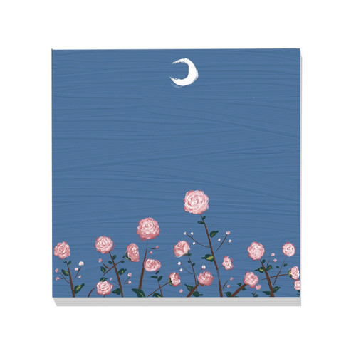 Creative fresh scenery convenient sticker memo pad oil painting can tear and stick portable notepad 90 pages