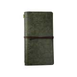 Custom Personalized Vintage Leather Travel Planner