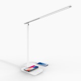Bedroom wireless charger table lamp long neck light fixture