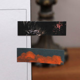Small fresh scenery guide memo pads PET convenience stickers unexpectedly meet hand account decoration stickers