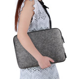 Best Quality Delicate Felt laptop Sleeve Bag with double zippers Custom Logo
