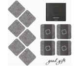 2021 factory wholesale square felt Home Decoration Custom absorbent drink Felt Coasters