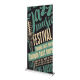 wholesale cheap retractable banners stand standees hardware roll up display