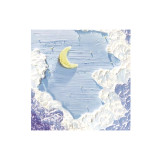 New Cubic Tranquil Spring Memo Pad Creative Fresh Oil Painting Can tear off the message book 100 sheets