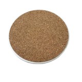 Marble design cork protection absorbent ceramic drink coasters