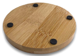 natural bamboo wood round Coasters for Drinks for Protect Furniture, Heat Resistant, Kitchen Bar Decoration