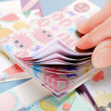 reative cartoon fruit sticky memo  pad for students with sticky stickers double adhesive sticky  30 sheet