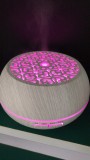 Wood 2021 latest Grain Hallow Out Design with Blue tooth Speaker Music Player Essential Oil Aroma Diffuser Timer Aromatherapy