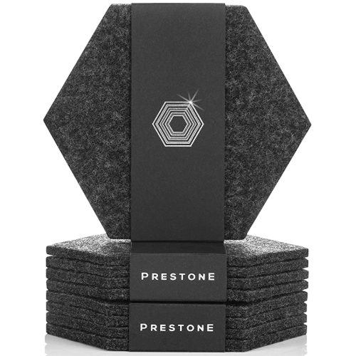 2021 factory wholesale hexagon felt coaster for coffee cup